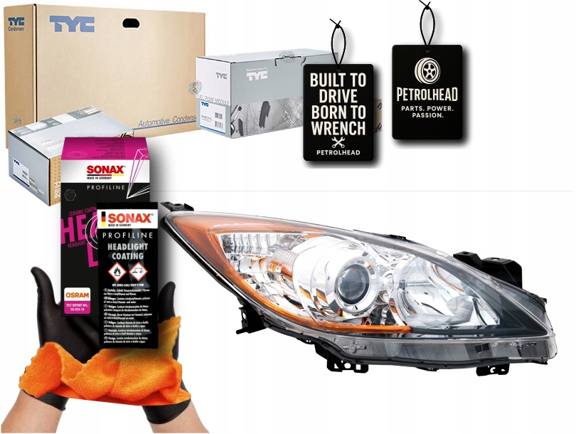 фото №1, Фара l mazda 3 bl 12.08-09.13 tyc #petrolhead pro+ kit8