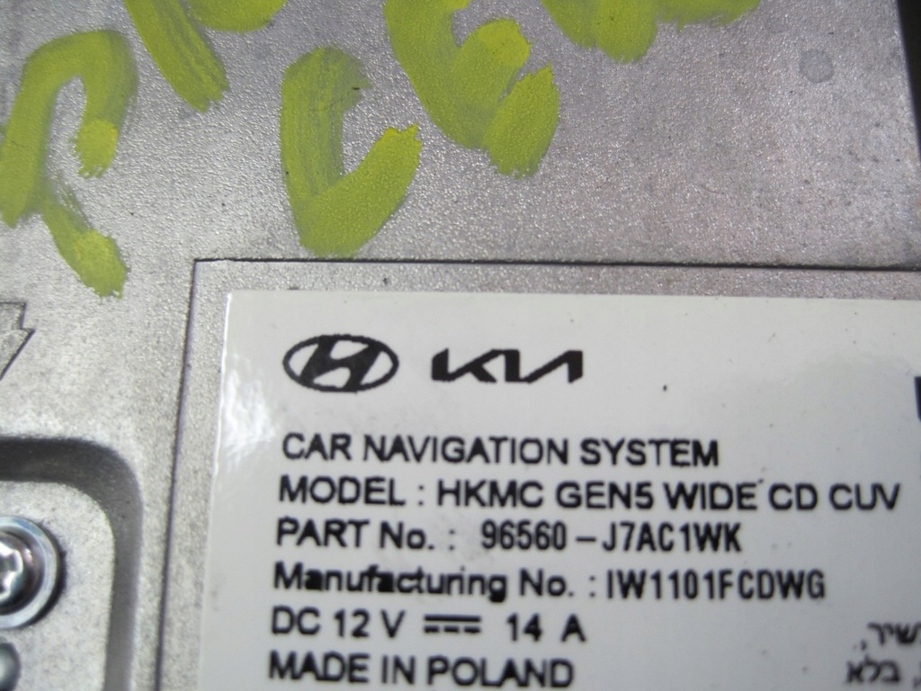 фото №8, Радио навигация kia proceed pro ceed iii lift 96560-j7ac1wk 96560-j7ac1