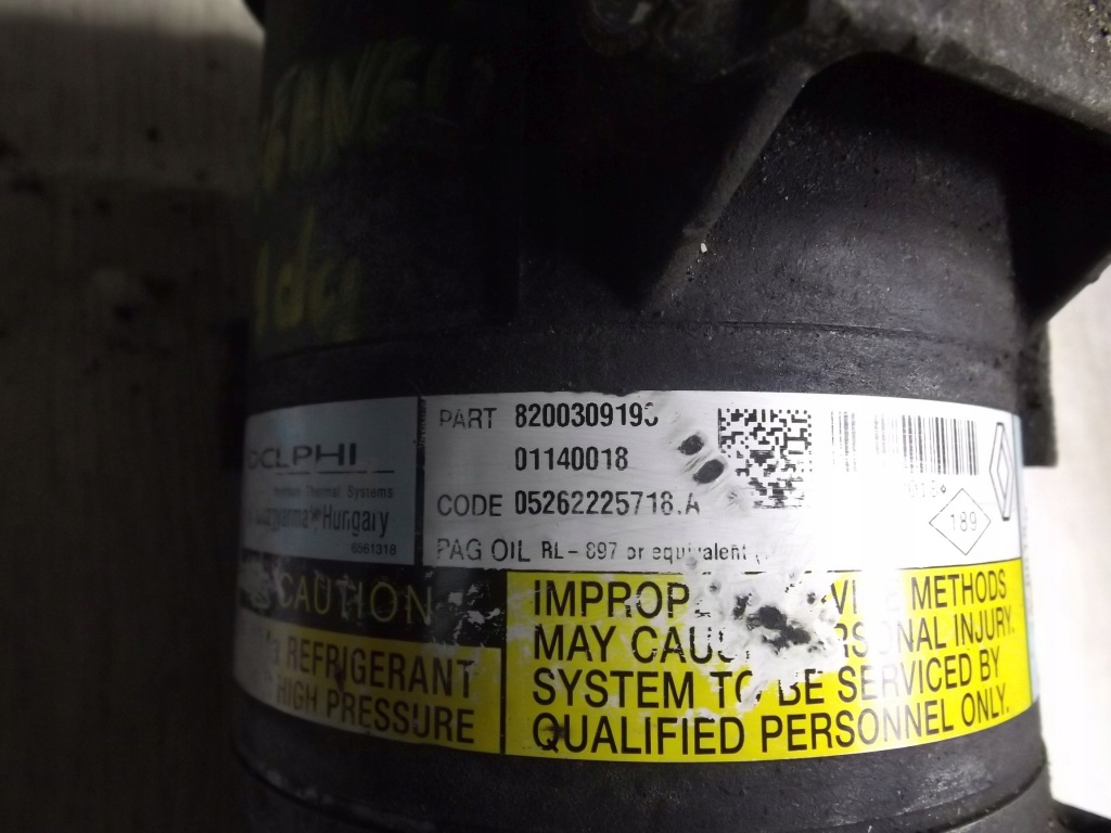 фото №2, Компресор компресор кондиціонера renault megane ii 8200309193