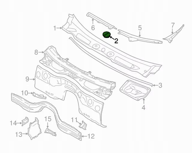 фото №5, Оригинальный номер bmw заглушка жабо bmw 3 e90 e91 e92 e93