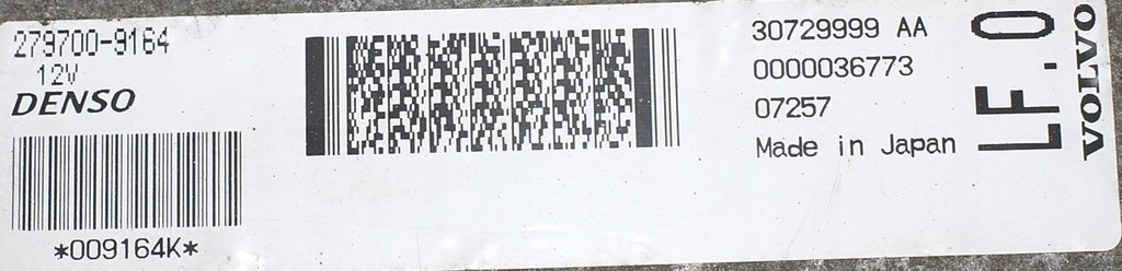 фото №7, Блок управления бортовой компьютер двигателя volvo xc90 i 4,4 v8 30729999aa 279700-9164 lf.0