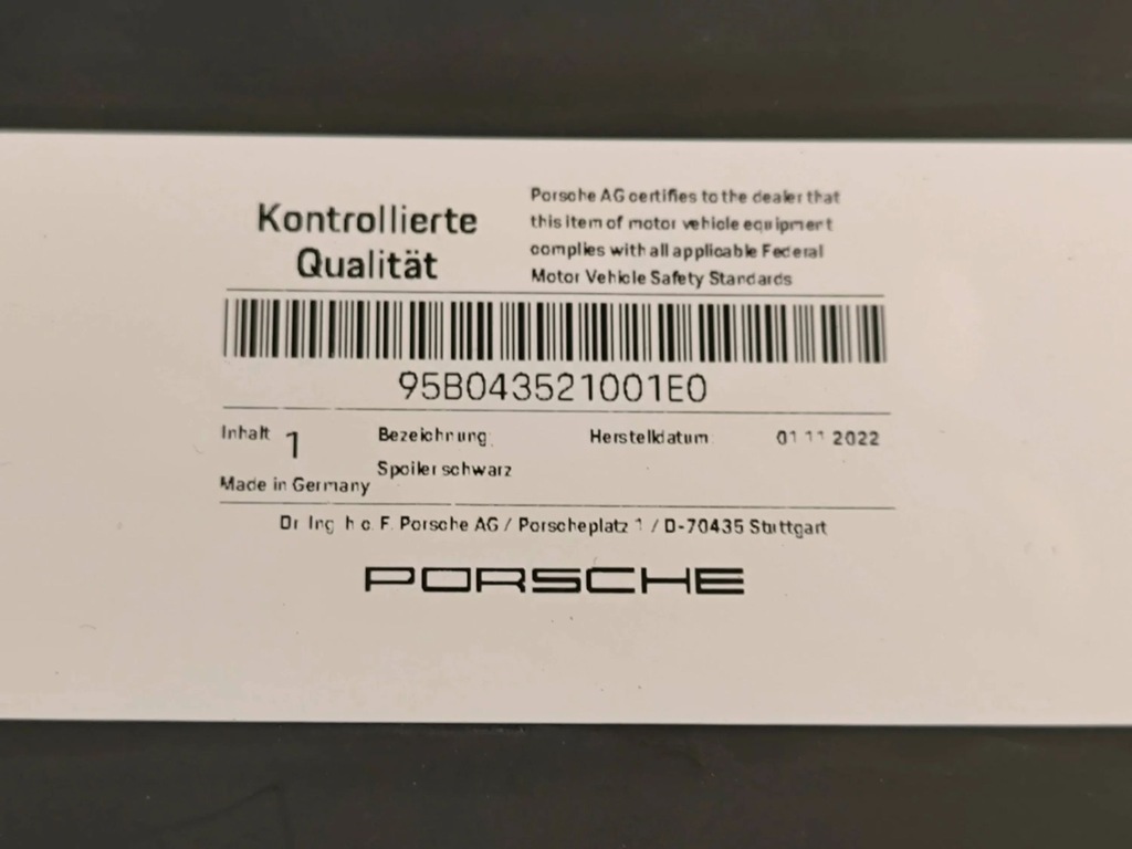 фото №9, Porsche macan 95b 2021 з задній бампер задній