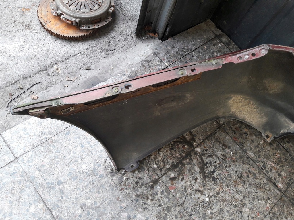 фото №10, 86611-34550 бампер задняя hyundai sonata iii bordowy 04r