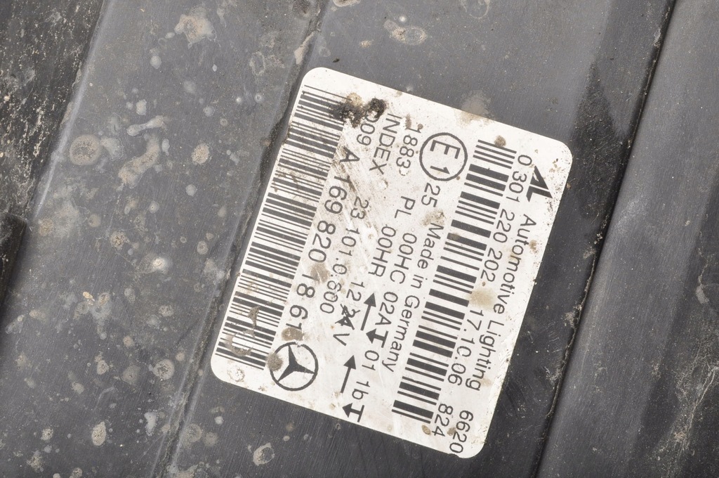 фото №11, Mercedes w245 лампа правая передняя правый перед eu a1698201861