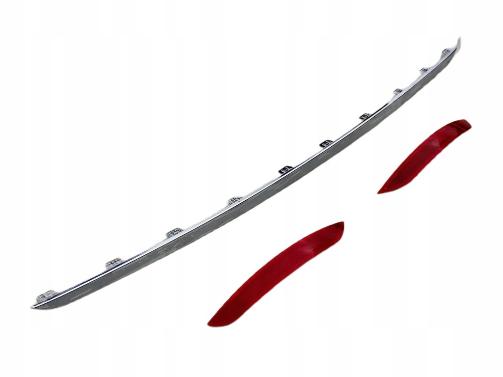 фото №7, Bmw 2 f46 молдинг бампера задняя хром 7477981 оригинал nowa 51317477981 центральный