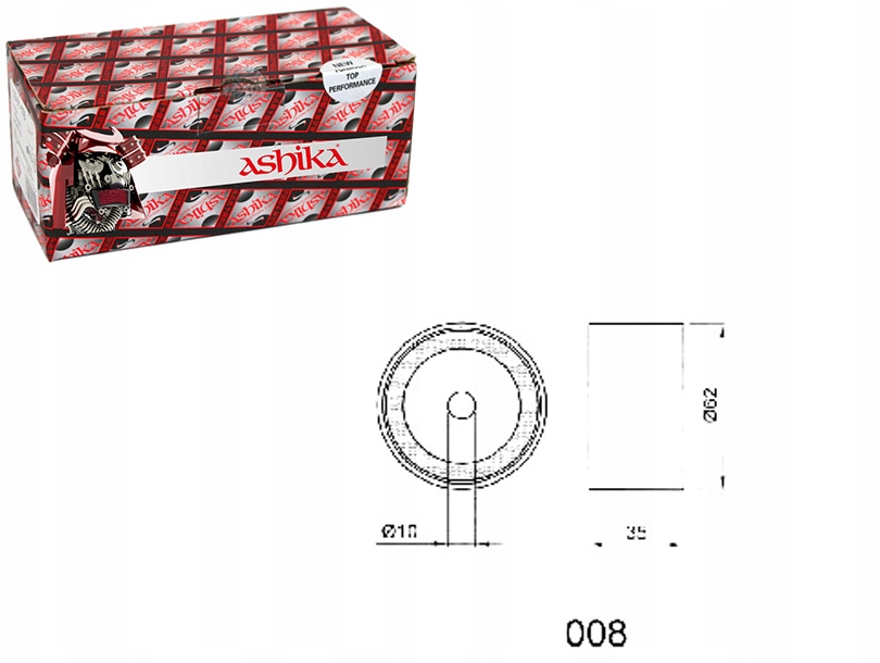 фото №1, Ashika ролик ремінь rozrz. chrysler 300 c 3.5