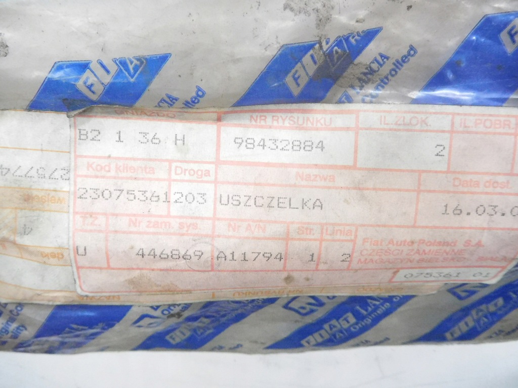 фото №8, Прокладка головки права croma thema ducato 98432884