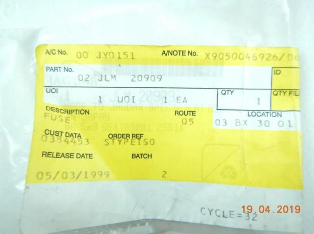 фото №8, Запобіжник jaguar xj 10-18 jlm20909