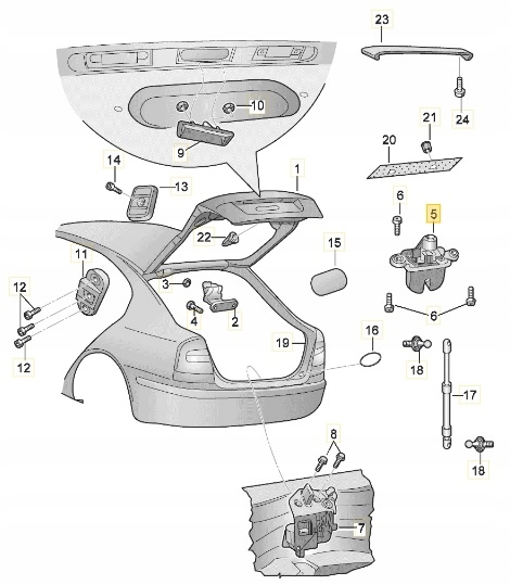 фото №8, Skoda octavia ii замок крышки 1z5827501e