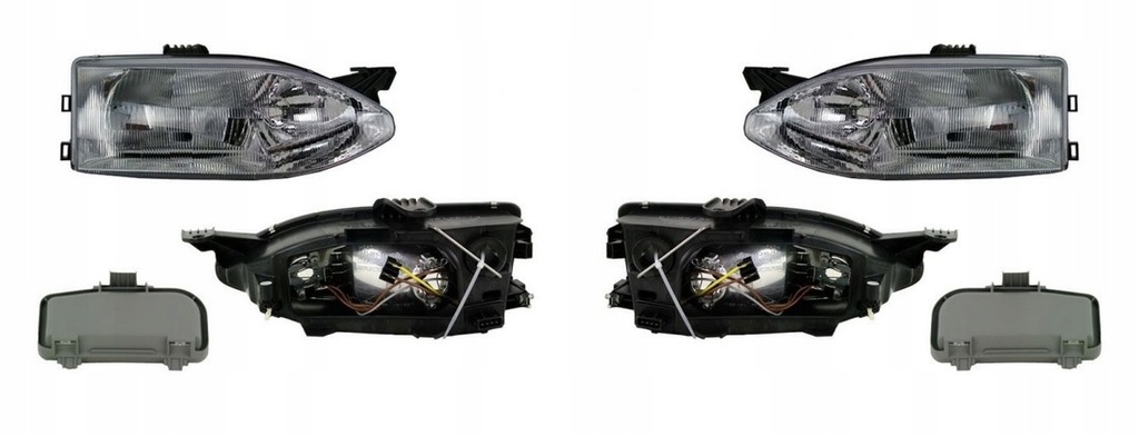 фото №1, Фара лампа fiat siena palio kombi le+pr depo