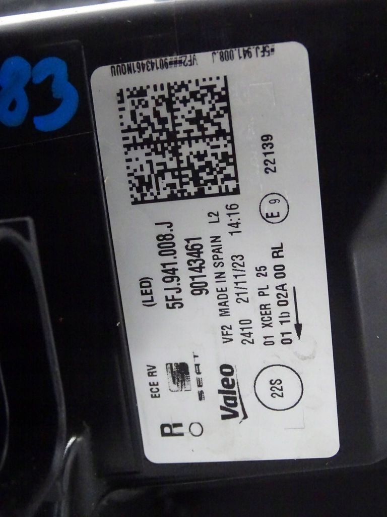 фото №7, Лампа передня права seat tarraco 5fj