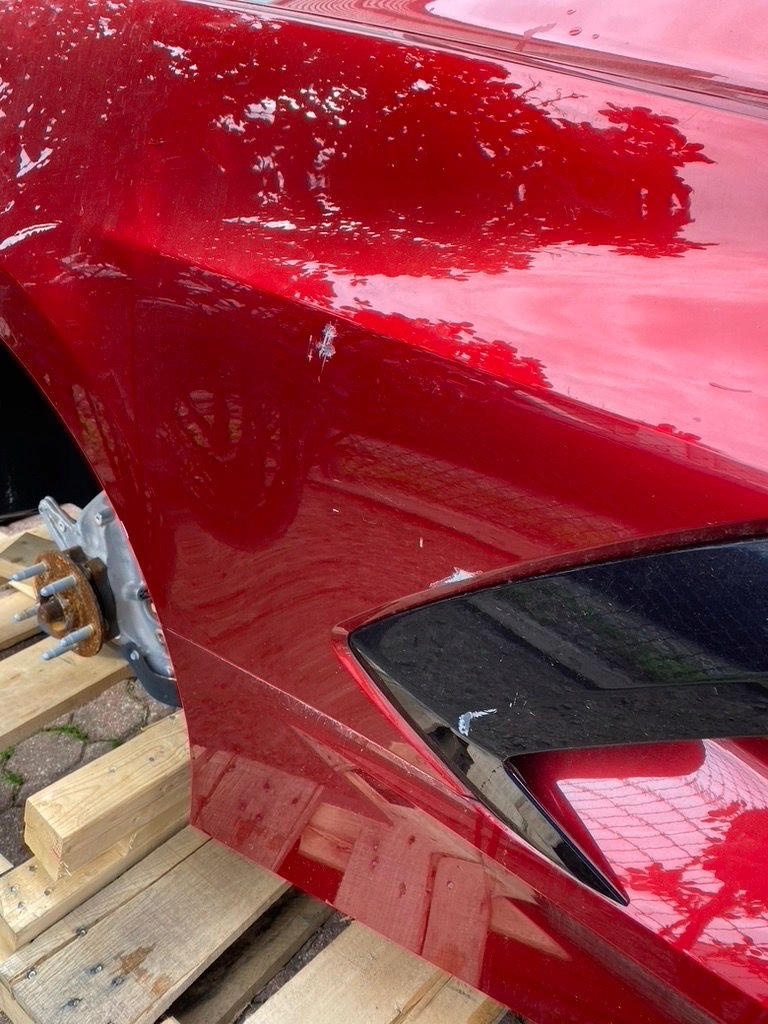 фото №13, Kompletny задня піддон дах бампер лампи задня corvette cabrio c8 3lt z51