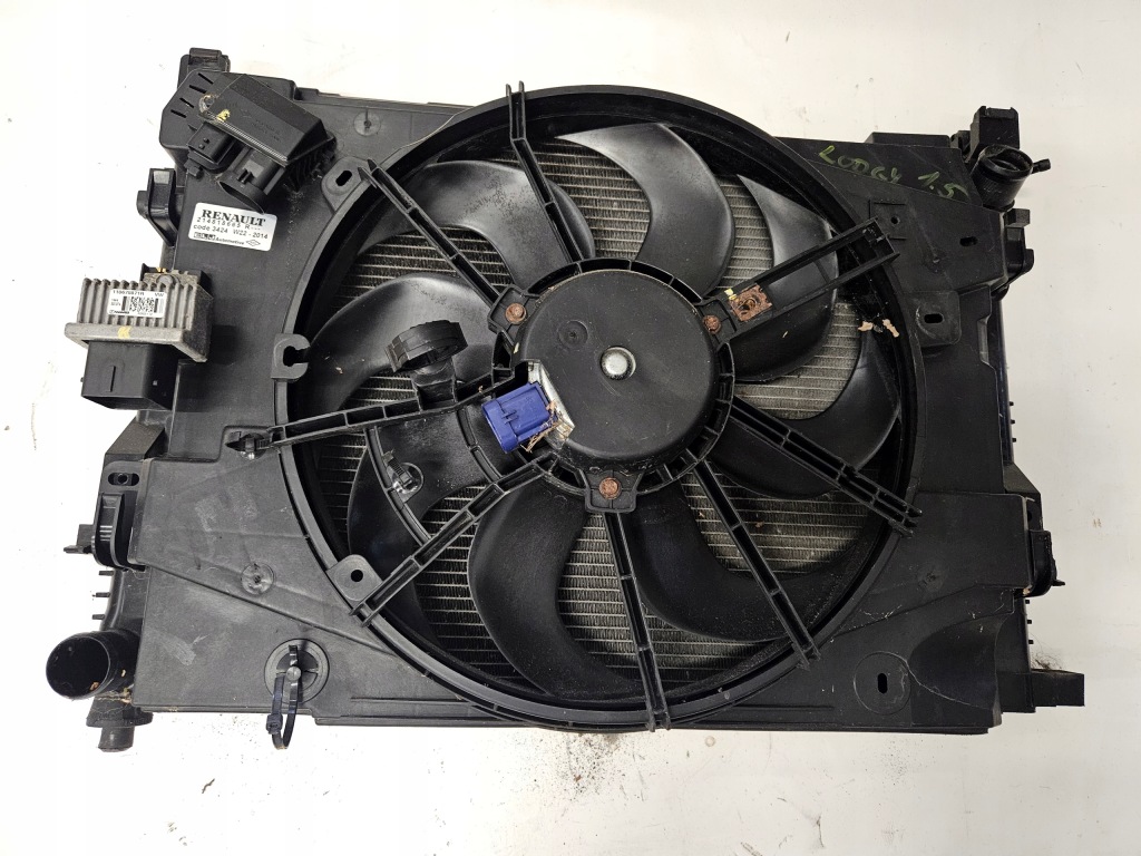 фото №1, Радиатор интеркулер вентилятор kpl. dacia lodgy 1.5dci