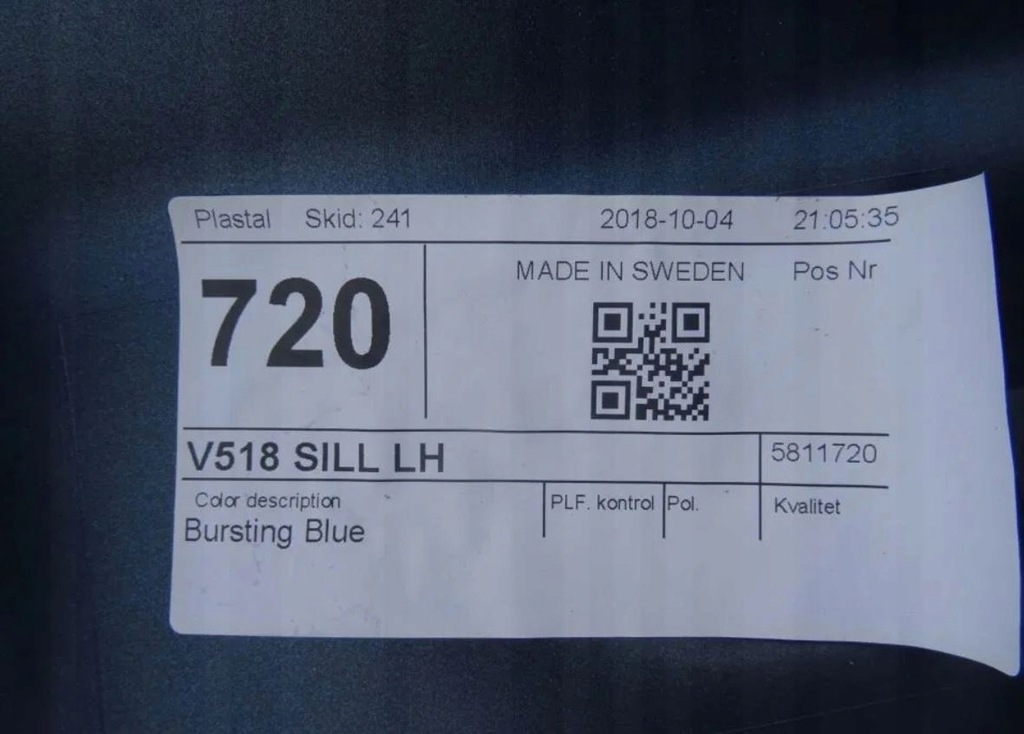 фото №3, Поріг молдинг права ліва volvo xc90 ii inscription