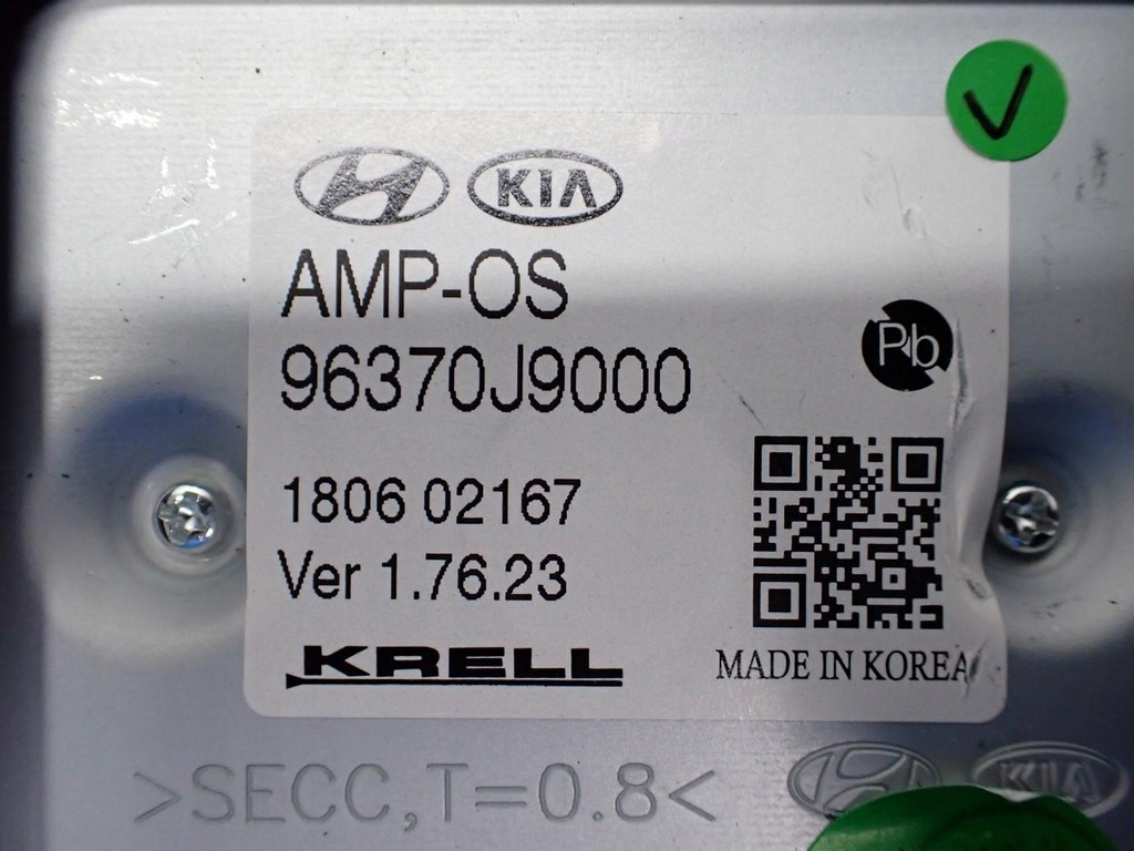 фото №15, Динамік підсилювач сабвуфер комплект оригінал krell hyundai kona i 18r