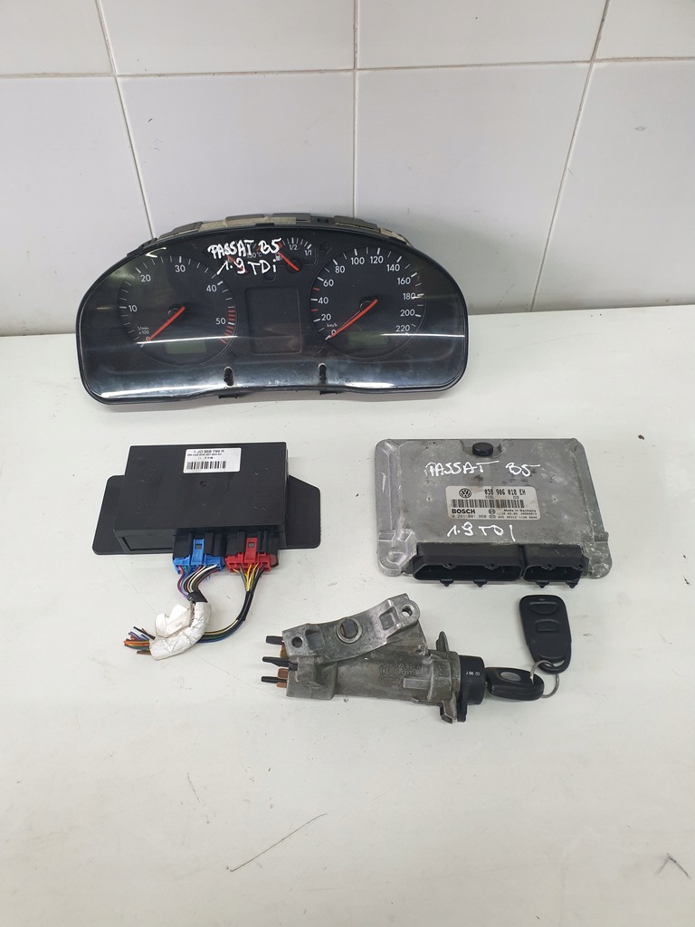 фото №1, Блок керування набір стартовий volkswagen passat b5 1.9tdi 038906018eh