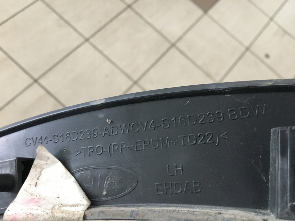 фото №11, Ford kuga mk2 escape молдинг расширитель арки крыла левый перед cv44-s16d239-a