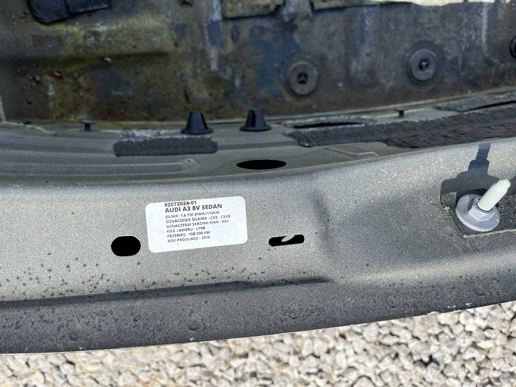 фото №5, Pas задня задній піддон audi a3 8v 12- sedan ly9b