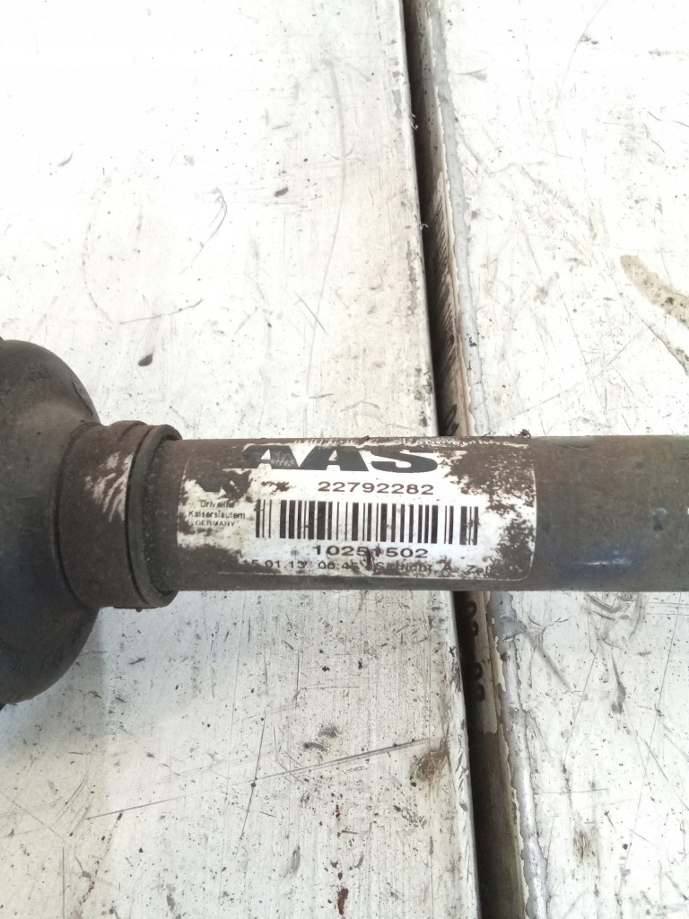 I369 приводной вал короткий opel insignia 1.8b 22792282 Оригинал