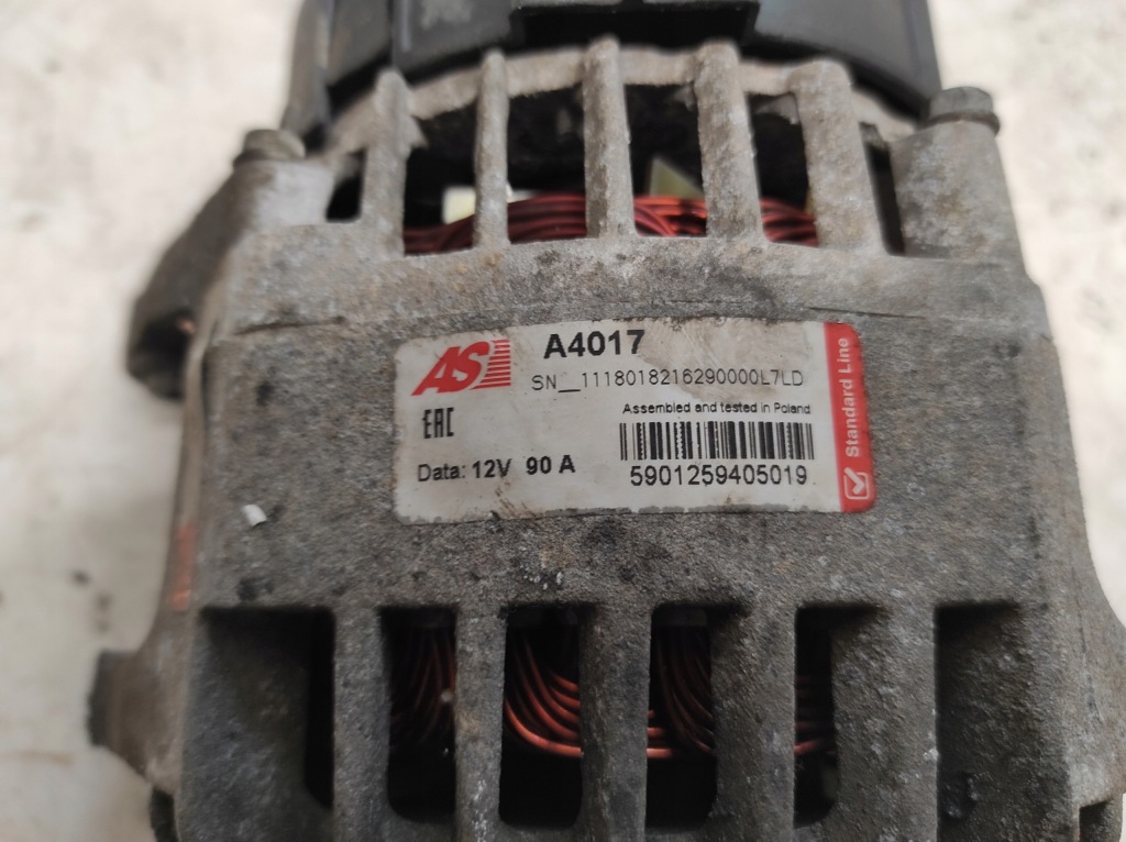 Alfa romeo 147 00- 1.6 генератор a4017 Недорого