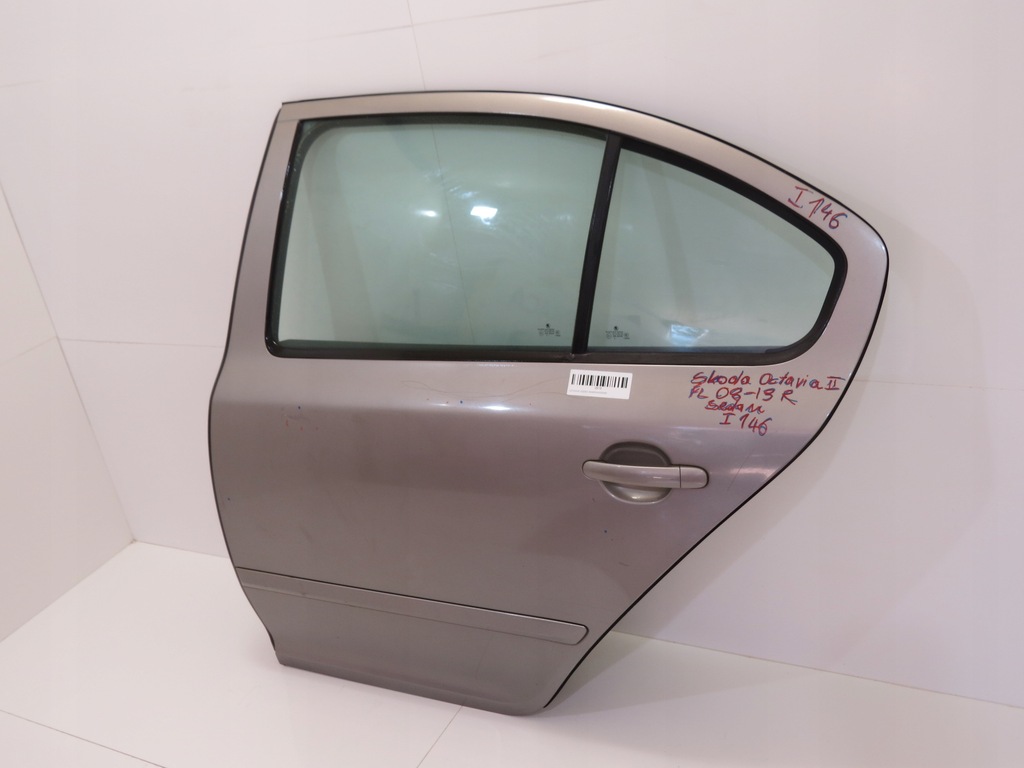 фото №10, Дверь левый задняя skoda octavia ii fl 08-13r #