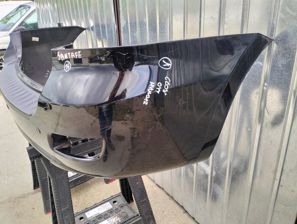 фото №9, Бампер задняя задний hyundai santa fe santa-fe ii lata 2006-2009 цвет eb