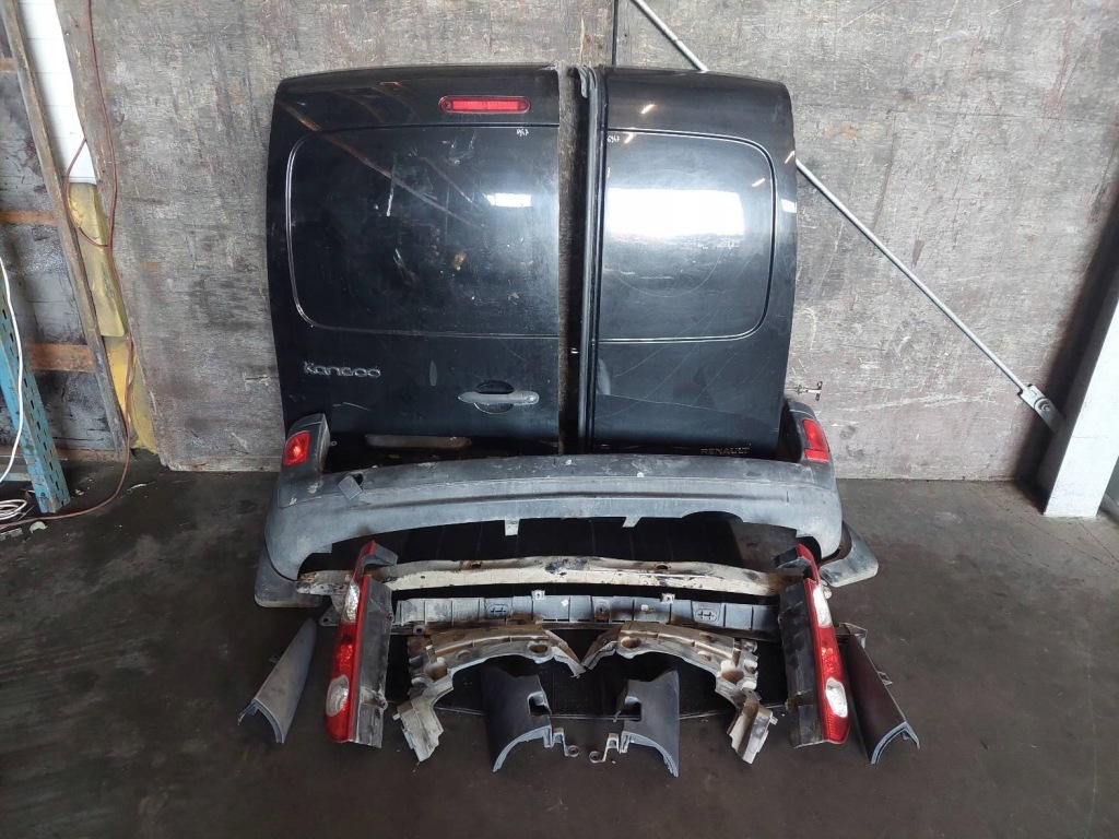 фото №1, Kompletny задняя дверь створка лампы бампер renault kangoo ii tegnd