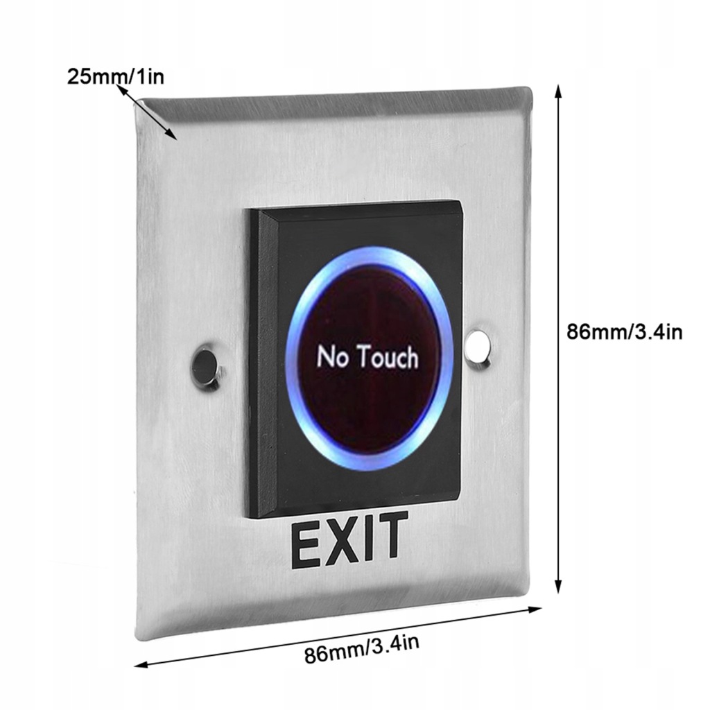 фото №9, Переключатель датчика инфракрасный bezdotykowy, bezdotykowy кнопка выход