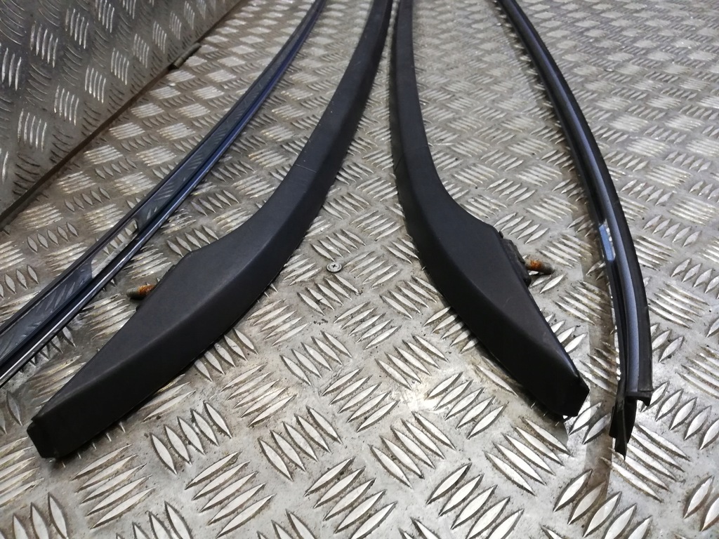 фото №7, Bmw x3 e83 рейлінги дахові чорні комплект накладки