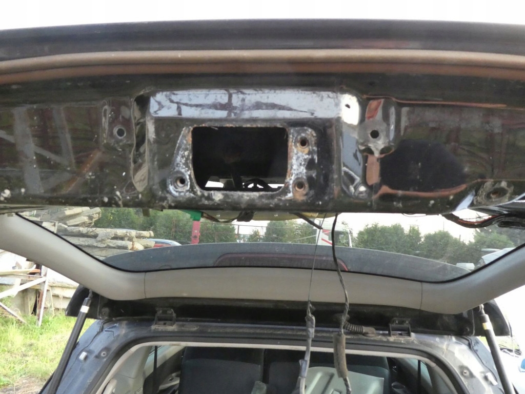 фото №8, Mitsubishi grandis задняя крышка багажника багажника стекло задняя x42b