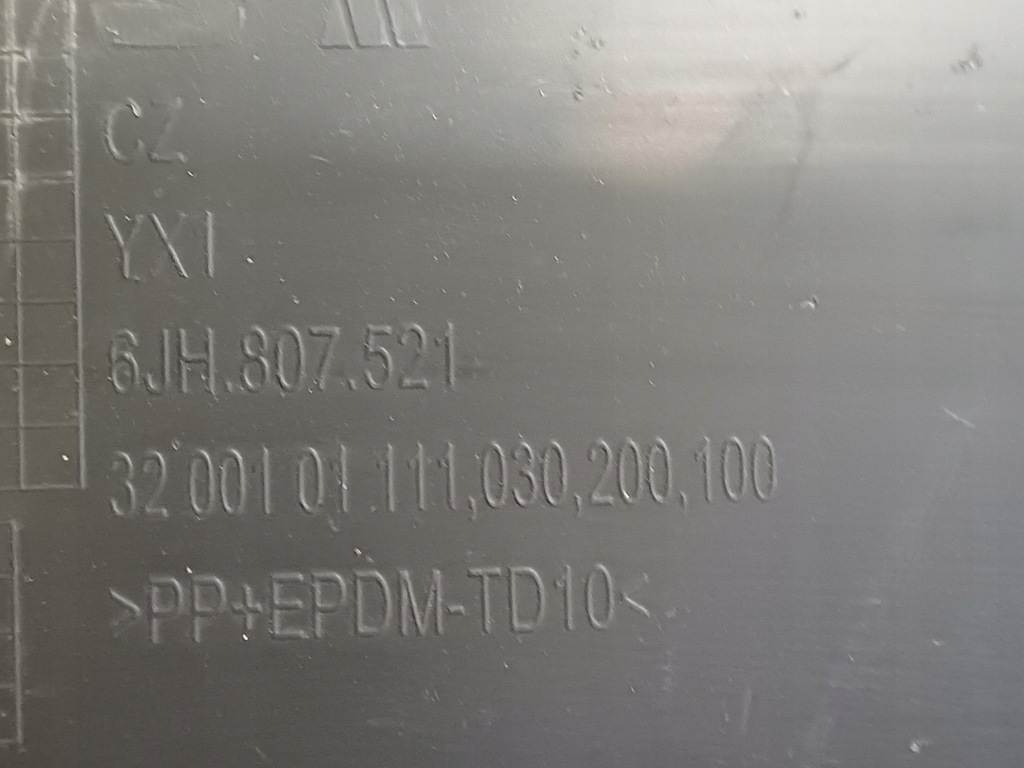 фото №8, Seat toledo 4 iv 15- спойлер накладка бампера задняя 6jh807521