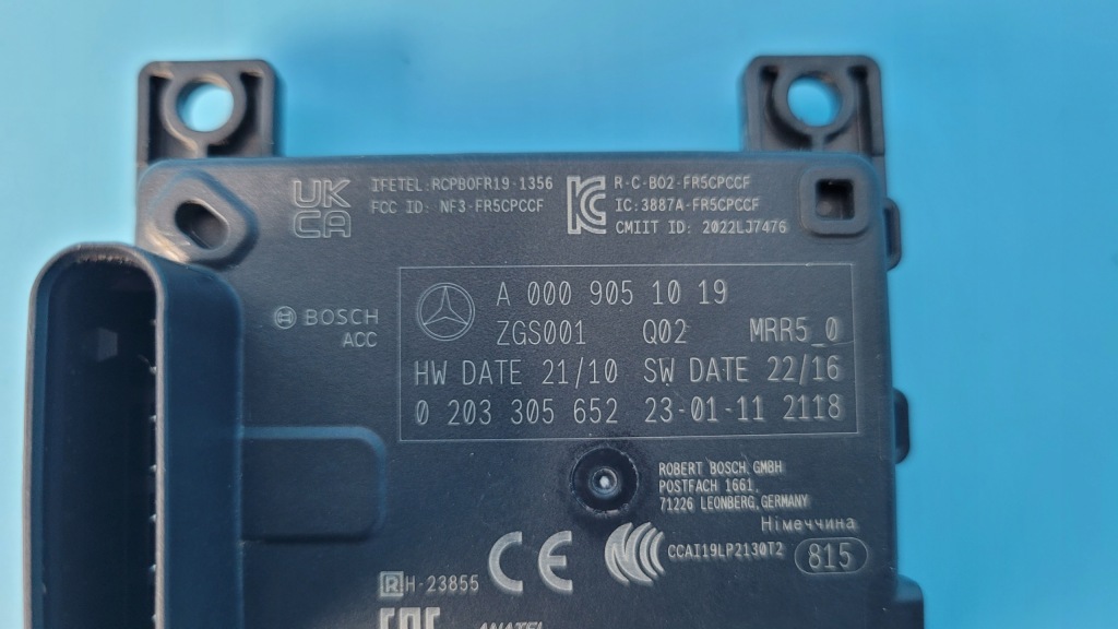 Mercedes eqe 350+ 23r радар датчик датчик distronic a0009051019 Оригінал
