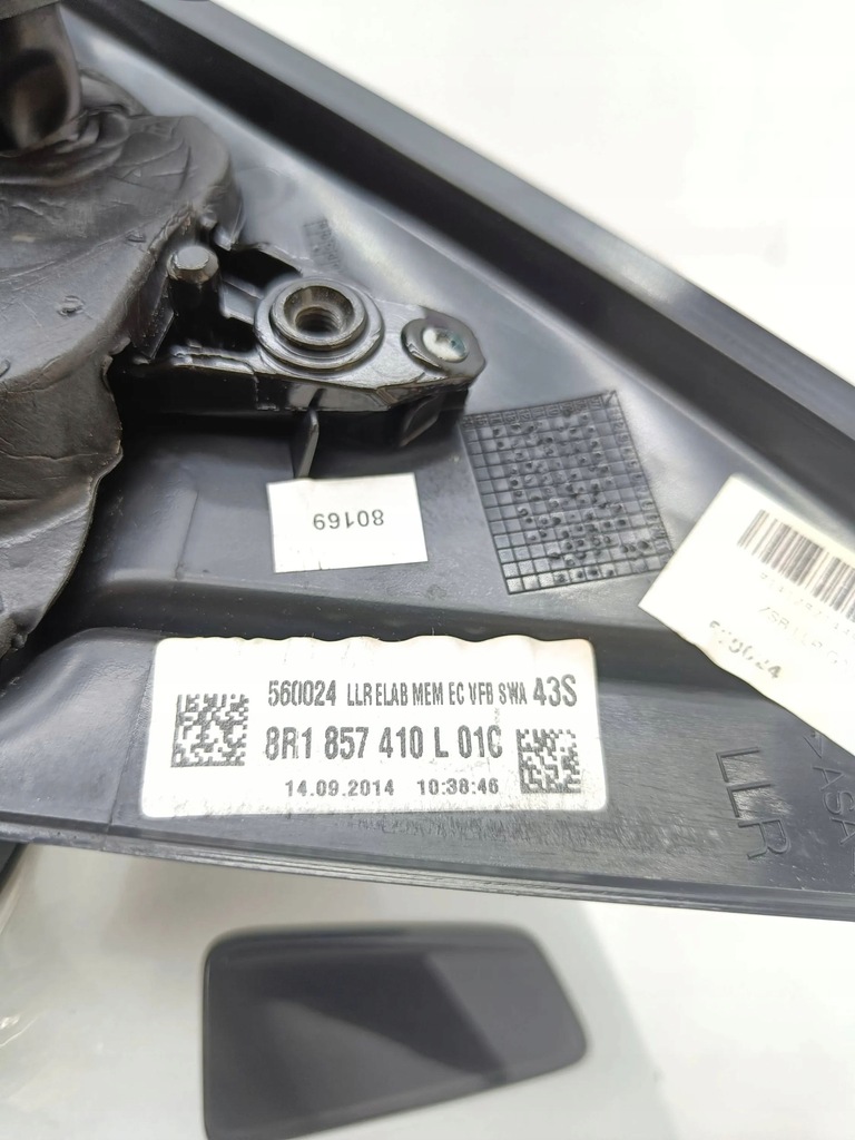 фото №11, Audi q5 sq5 электрический зеркало боковой дверь передних