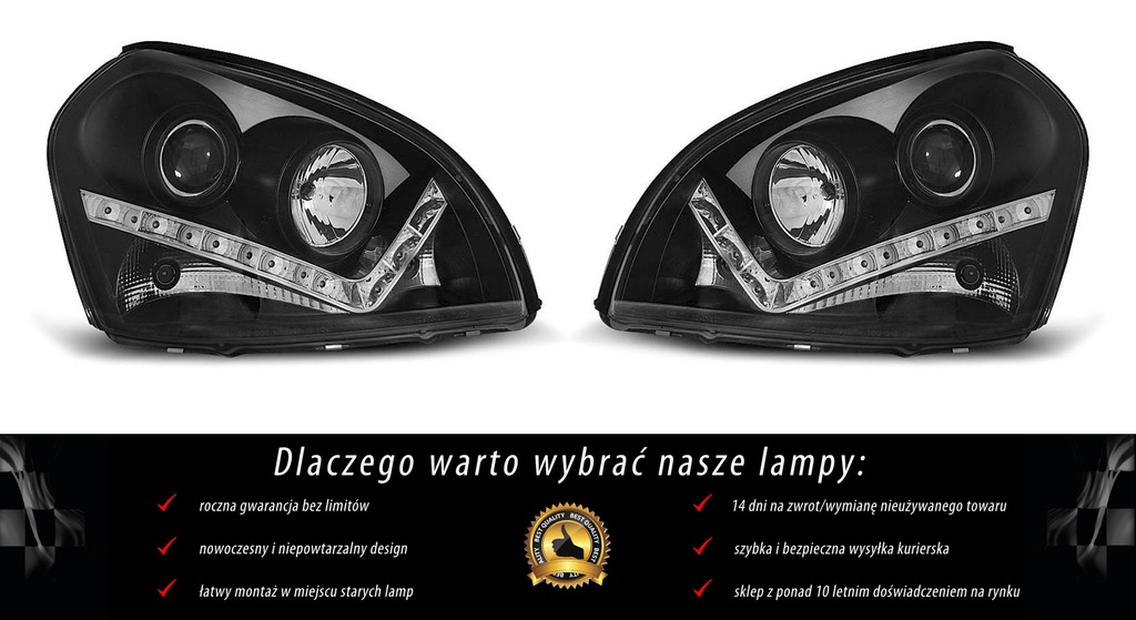 фото №2, Лампи фари do hyundai tucson 2004-2010 led