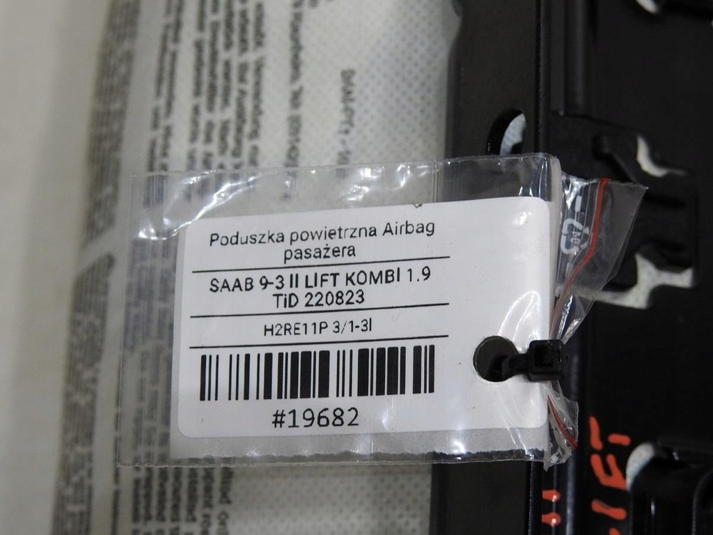 фото №11, Подушка подушка безопасности пассажира saab 9-3 ii lift