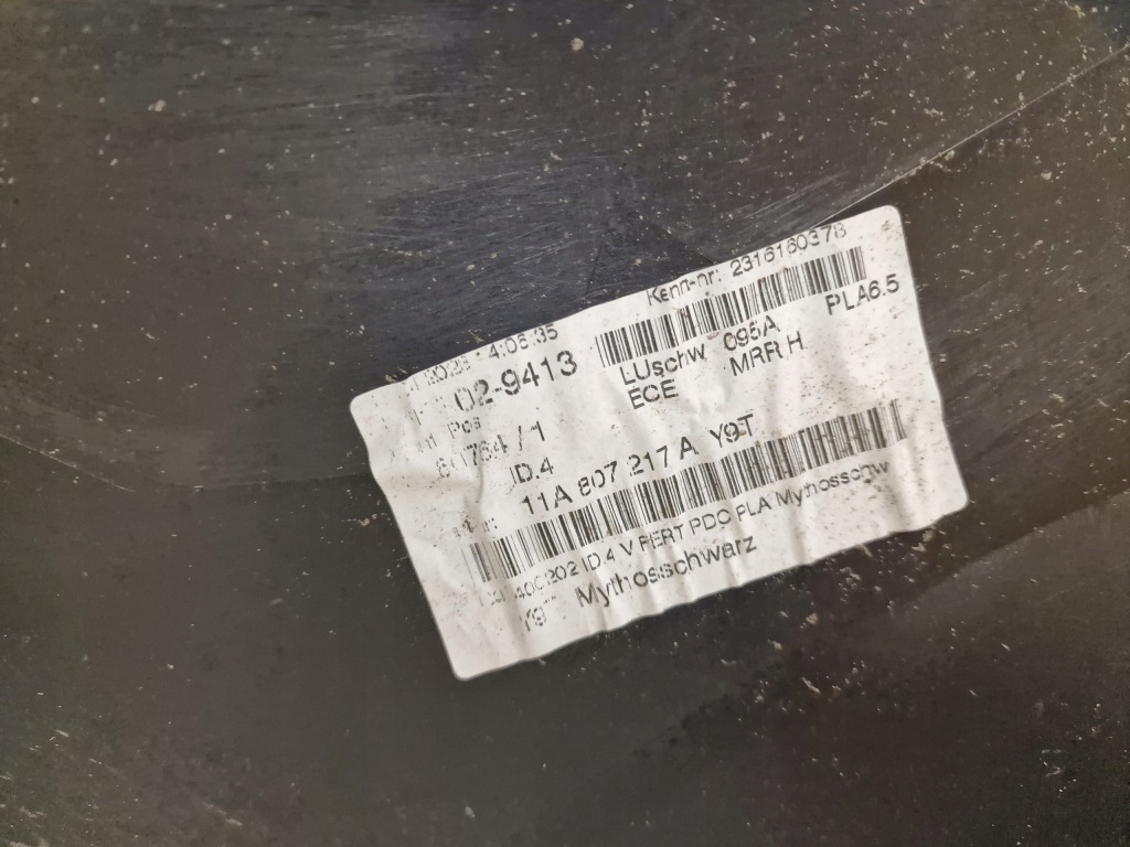 фото №15, Бампер vw id.4 11a 20- перед передний перед