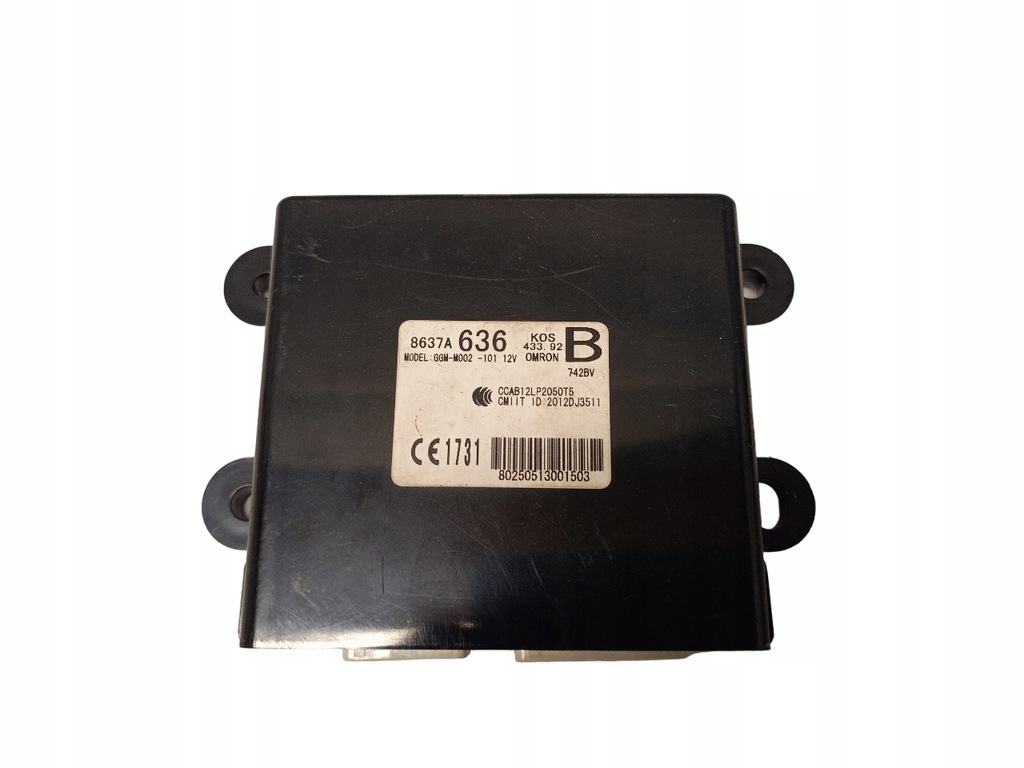 фото №1, Модуль блок керування 8637a636 mitsubishi space star ii 1.2b