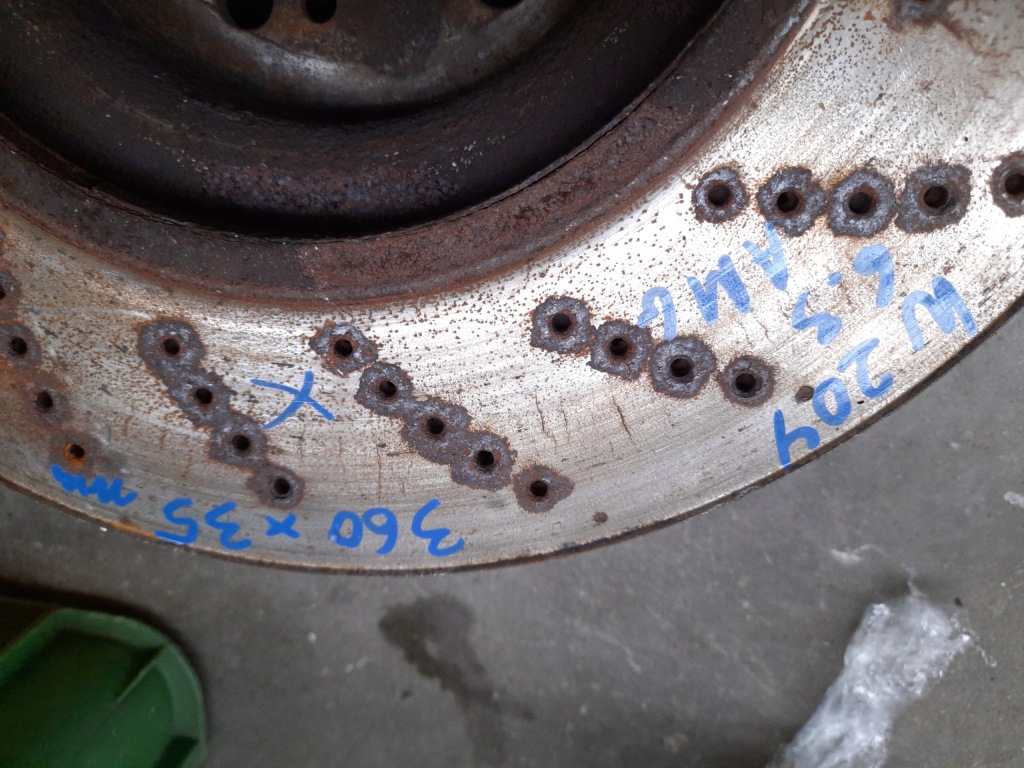 фото №10, Mercedes w204 6.3 amg диск тормозная перед