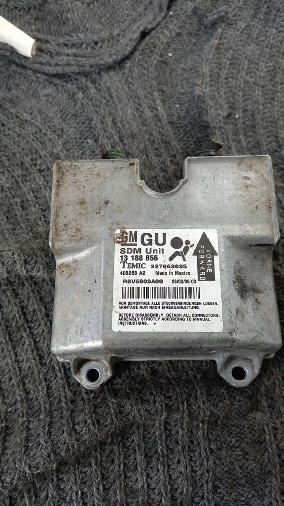 фото №1, Датчик подушка безопасности opel zafira b 06r 13188856