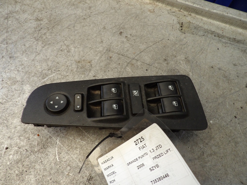 фото №1, Fiat grande punto панель вікон 735380446