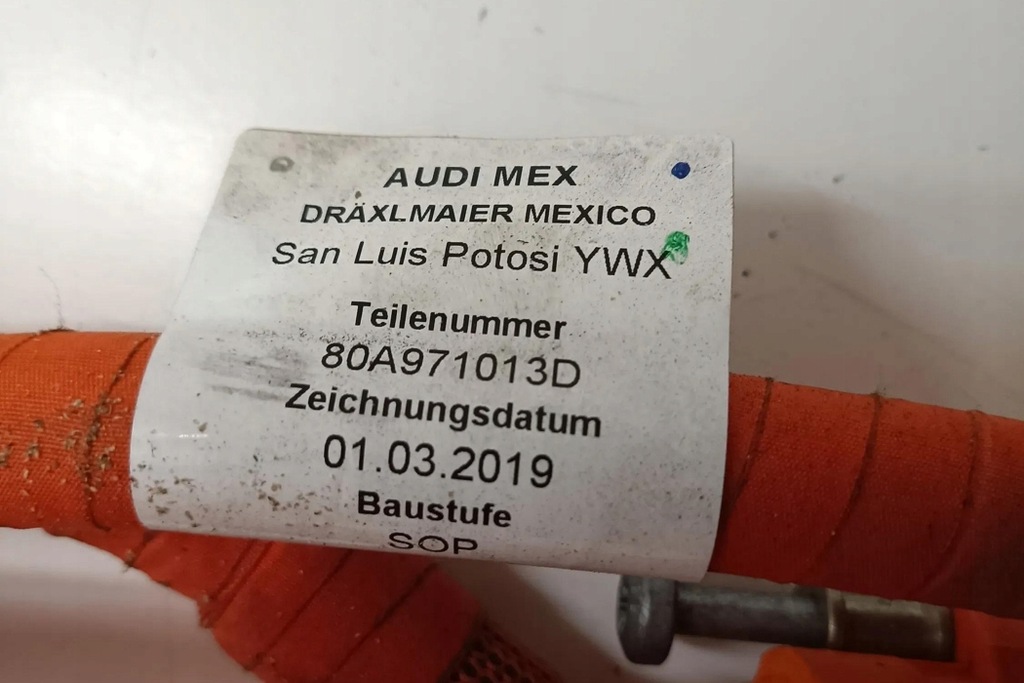 фото №8, Жгут кабели audi q5 8r 80a971341b 2.0l 2020