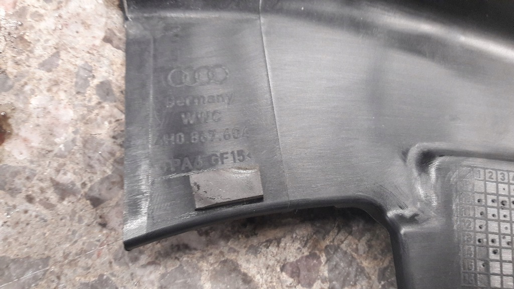 фото №9, 4h0867604 рамка скло двері правий задня audi a8 d4