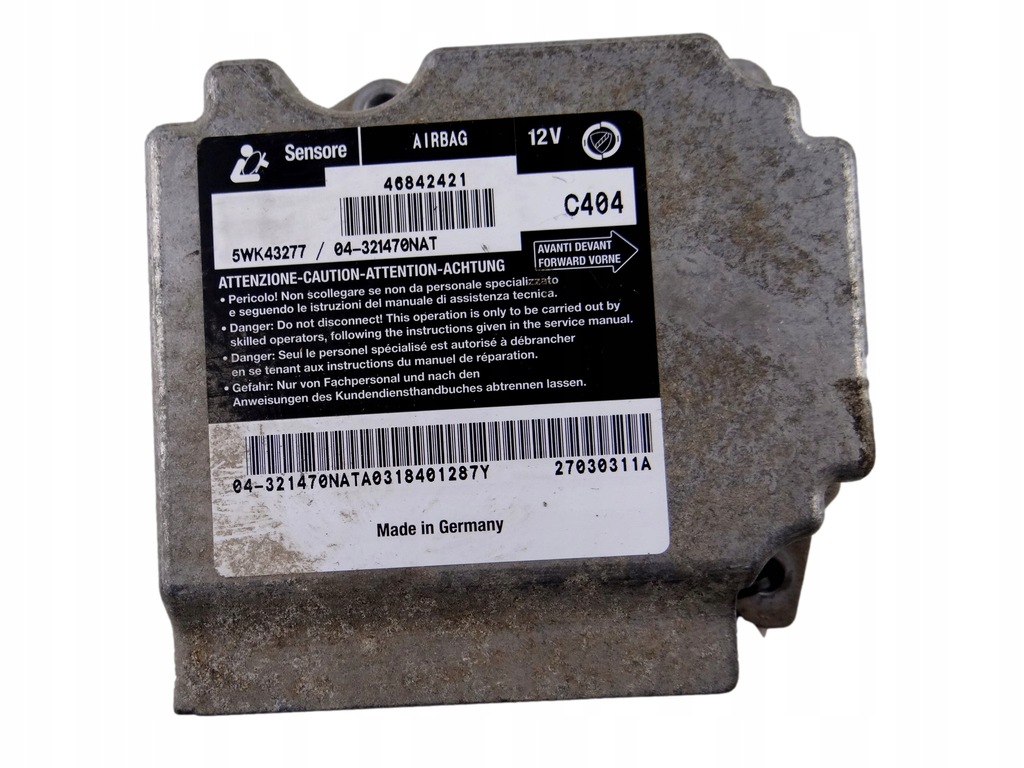 фото №1, Модуль датчик подушка безпеки alfa romeo 156 46842421