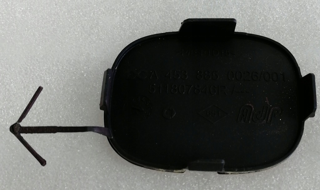 фото №2, Smart forfour ii 453 заглушка фаркоп бампера перед