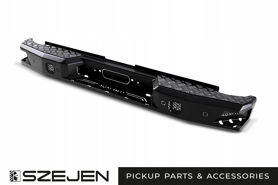 фото №3, Бампер задний стальной + led ford ranger 2015-2022