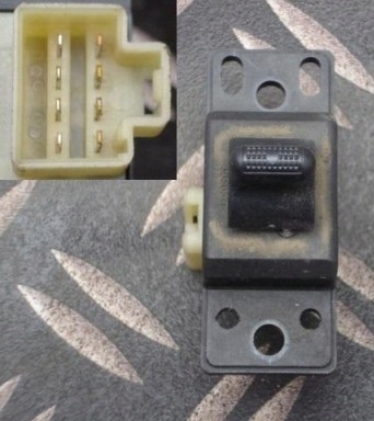 фото №1, Chrysler grand voyager iii 01-0 переключатель стекло