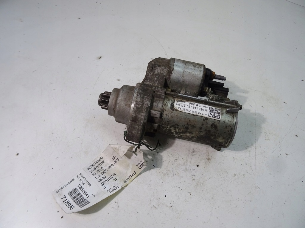 фото №1, Стартер vw polo 1.2 02t911024n .