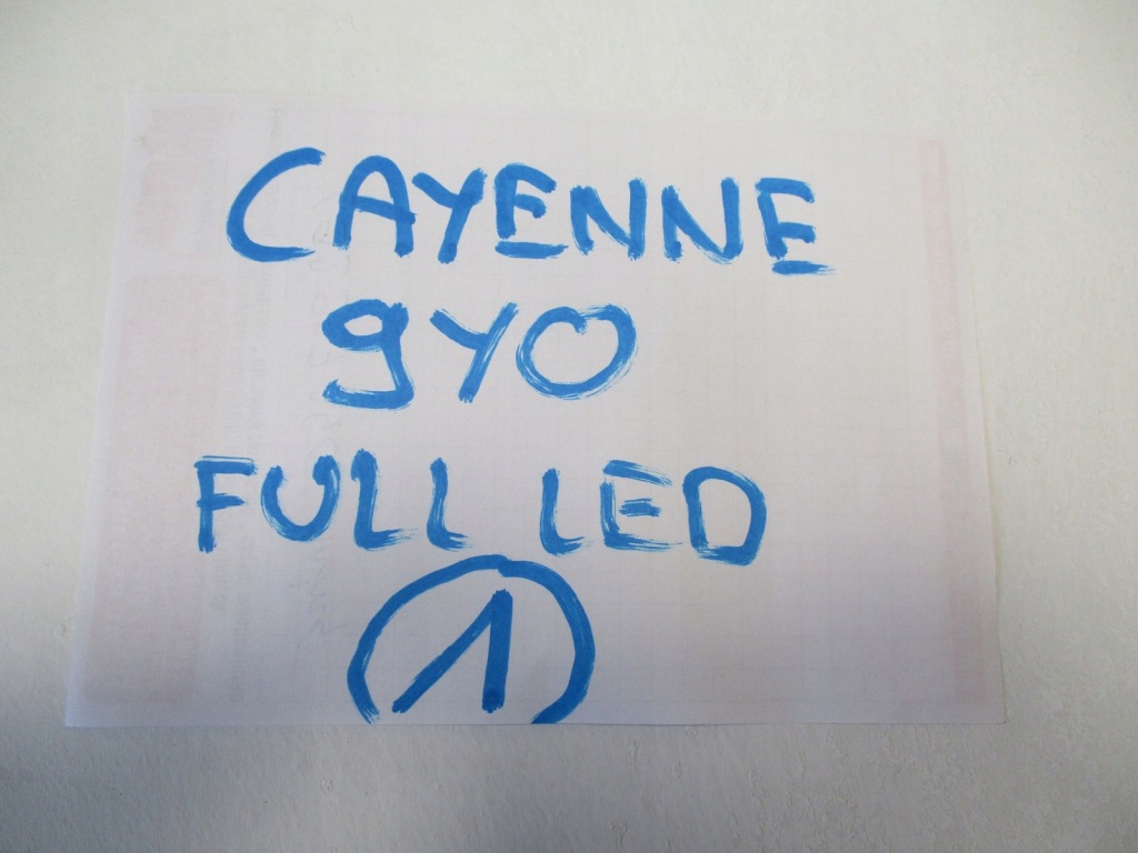 Фара cayenne 9y0 full led 9y0941031s Зі Шроту