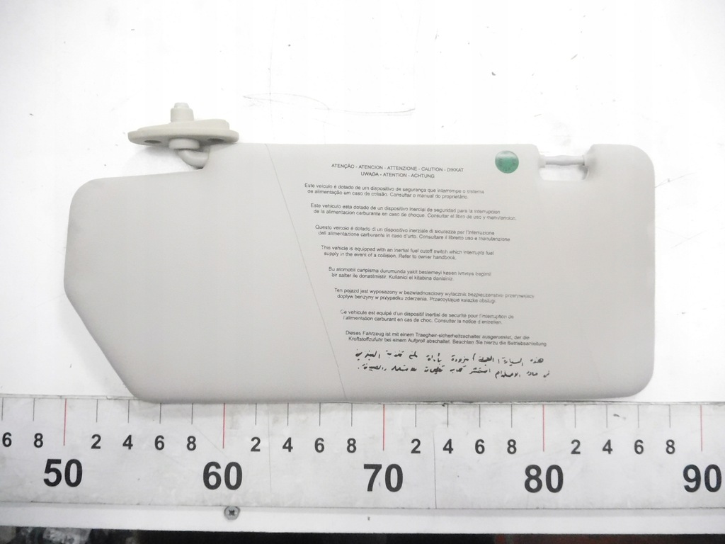 фото №7, Защита солнцезащитная левый перед fiat palio оригинальный номер 735365020