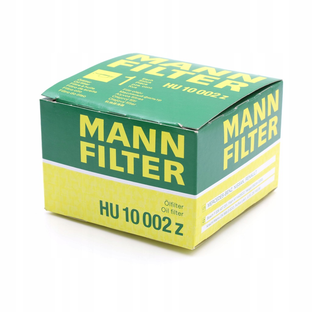 фото №16, Mann-filter hu 10 002 с фильтр масла dacia dokker duster ii logan